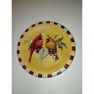 Lenox Winter Greetings Everyday Dinnerware Salad Plate Catherine McClung Holiday